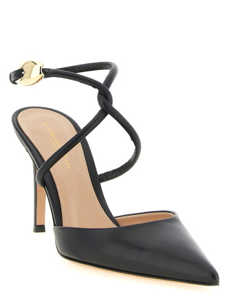 Высокие каблуки GIANVITO ROSSI 'Jungle Mamba' (G9558585RICNAPNERO) #