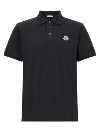 Поло MONCLER Logo patch polo shirt