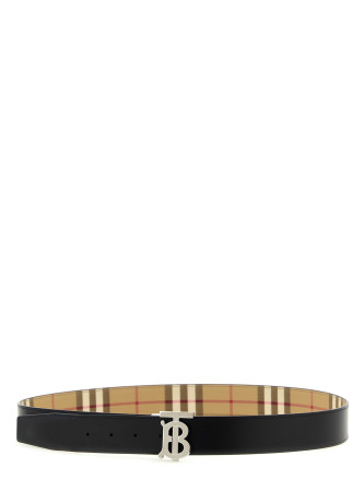 Ремень BURBERRY Logo buckle reversible belt (8122297ARCHIVEBEIGESILVER) #