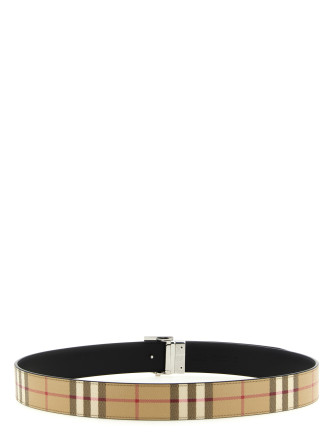 Ремень BURBERRY Logo buckle reversible belt (8122297ARCHIVEBEIGESILVER) #