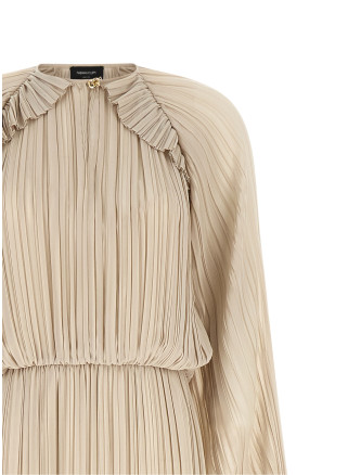 Макси FABIANA FILIPPI Long pleated dress (ABD216F158M3020166) #