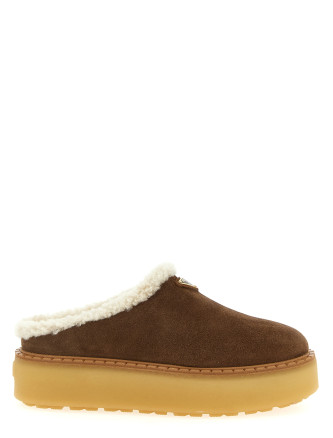 Сабо PRADA Suede sabots