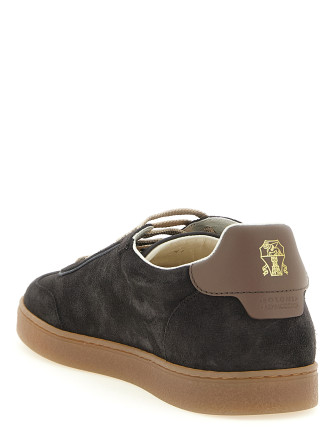 Кроссовки BRUNELLO CUCINELLI Suede sneakers (MZUMGLJ336CLV06) #