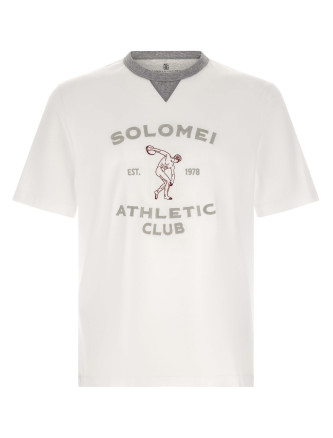 Футболка BRUNELLO CUCINELLI 'Solomei Athletic Club'