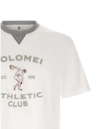 Футболка BRUNELLO CUCINELLI 'Solomei Athletic Club' (M0B131002GC6159) #