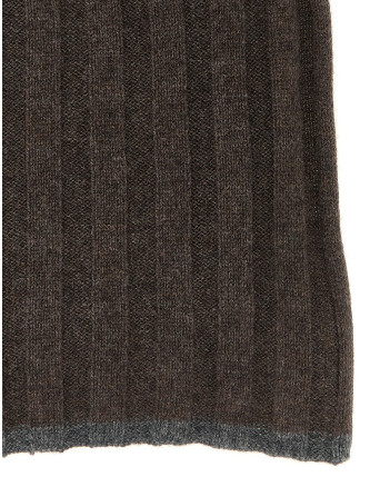 Шарф, платок BRUNELLO CUCINELLI Ribbed cashmere knit scarf (M2240819CD981) #