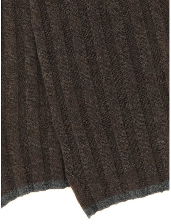 Шарф, платок BRUNELLO CUCINELLI Ribbed cashmere knit scarf (M2240819CD981) #