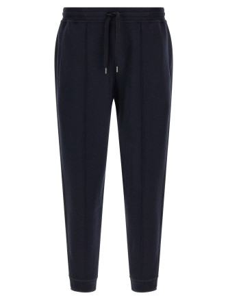 Брюки BRUNELLO CUCINELLI Cotton, cashmere and silk joggers