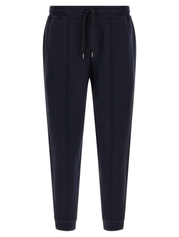 Шалбар BRUNELLO CUCINELLI Cotton, cashmere and silk joggers (MM8313263GC1265) #1