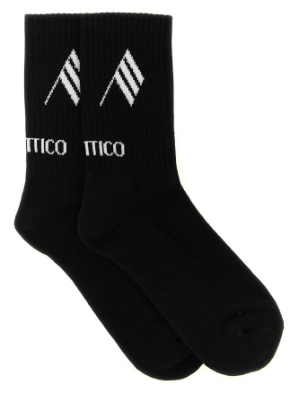 Logo intarsia socks