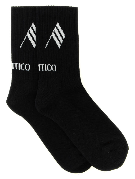 Носки THE ATTICO Logo intarsia socks (261WAK00021CCC101AA414) #1