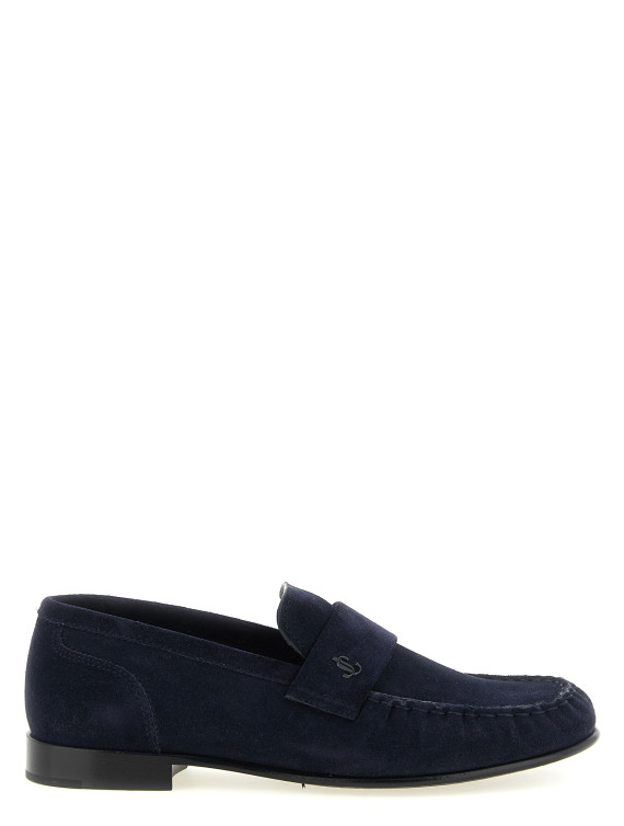 Лоферы JIMMY CHOO 'Ellis' (ELLISLOAFERFSUEMARINE) #1