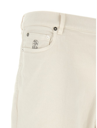 Джинсы BRUNELLO CUCINELLI Garment-dyed denim jeans (M277PO2090C7007) #