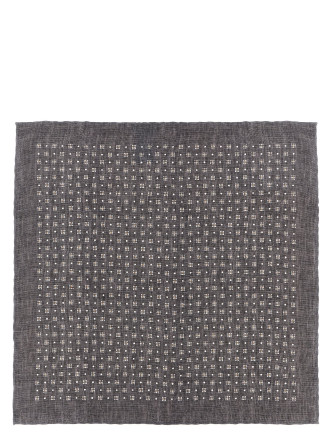 Галстук, папильон BRUNELLO CUCINELLI Silk clutch bag