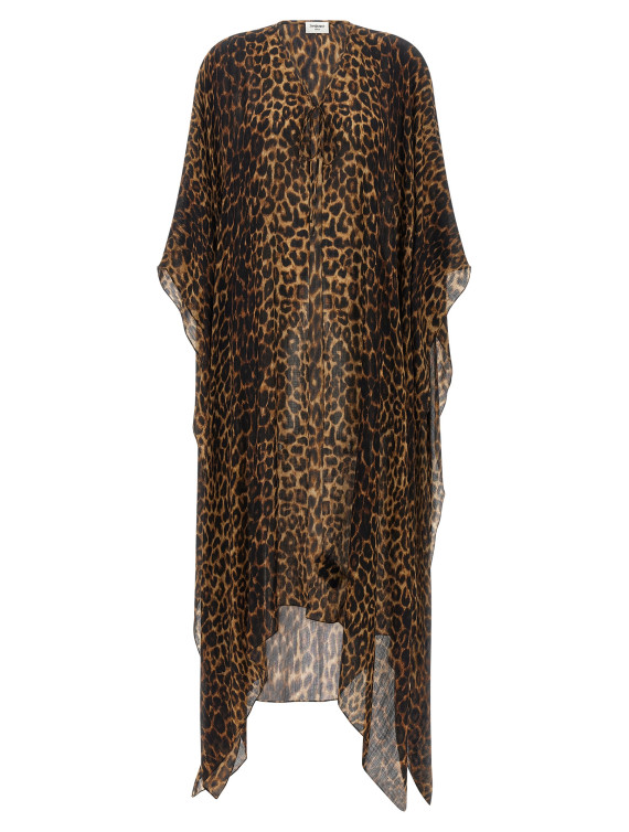 Накидка SAINT LAURENT Caftnao Animalier (8730603Y2009760) #1