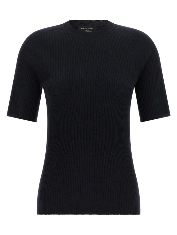 Ribbed knit t-shirt (MAD216F022D2305146) #1