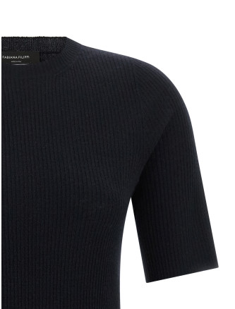 Ribbed knit t-shirt (MAD216F022D2305146) #