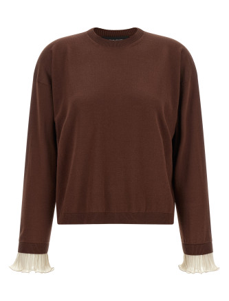 Свитер, кардиган FABIANA FILIPPI Pleated Cuffs Sweater