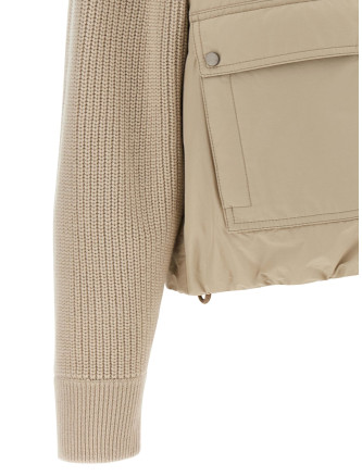 Пуховик BRUNELLO CUCINELLI Knit insert down jacket (MH5257294PC018) #