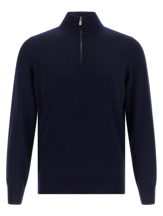 Свитер, кардиган BRUNELLO CUCINELLI Half-zip sweater (M2200124CW425) #1
