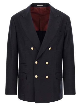 Блейзер BRUNELLO CUCINELLI Double-breasted blazer