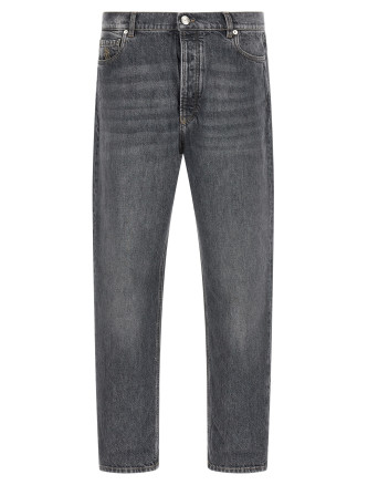 Джинсы BRUNELLO CUCINELLI Jeans denim Greyscale