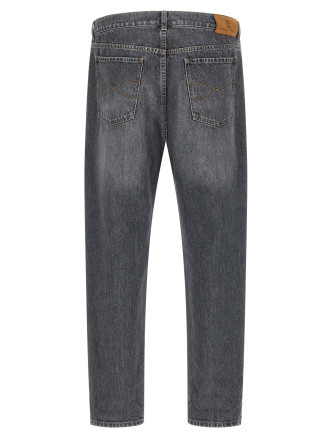 Джинсы BRUNELLO CUCINELLI Jeans denim Greyscale (M229PO2090C1473) #