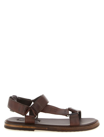 Плоские сандалии MIU Multiple band sandals