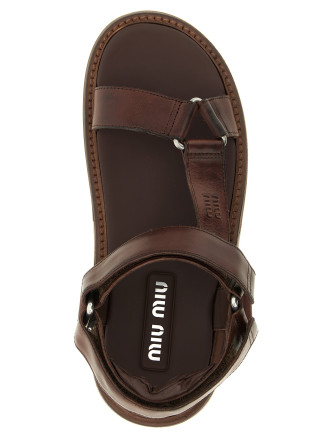 Плоские сандалии MIU Multiple band sandals (5X724EF020V69F0201) #