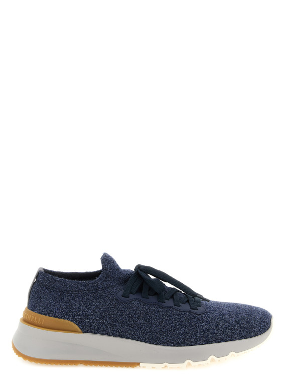 Кроссовки BRUNELLO CUCINELLI Jacquard knit sneakers (MZUWLBO253COU50) #1