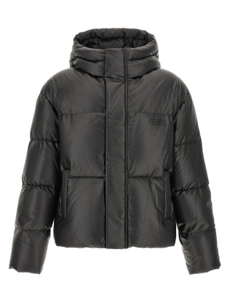 Пуховик MM6 MAISON MARGIELA Lacquered finish down jacket
