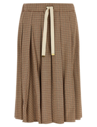 Миди MONCLER Pleated midi skirt