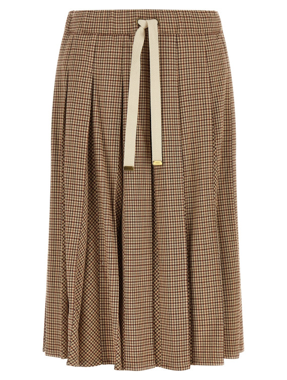 Миди MONCLER Pleated midi skirt (L20932D00001599LVF22) #1