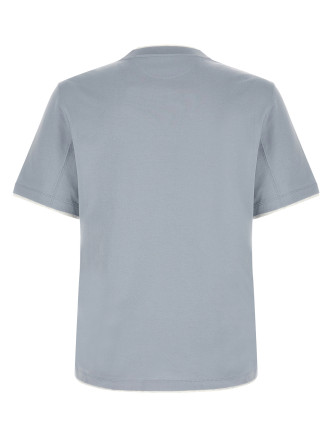 Футболка BRUNELLO CUCINELLI Double layer t-shirt (M0B137427COG70) #