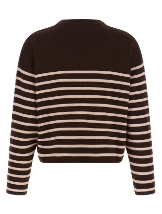 Свитер, кардиган MONCLER Striped sweater with embroidery (L20939C00005M1131P25) #