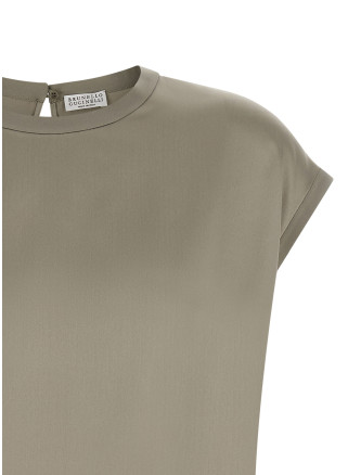 Рубашка, блузка BRUNELLO CUCINELLI Satin blouse (M0C59EH500C9125) #
