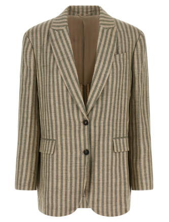 Пиджак, костюм BRUNELLO CUCINELLI Striped blazer