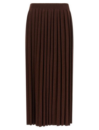 Миди FABIANA FILIPPI Knitted pleated skirt