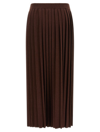 Миди FABIANA FILIPPI Knitted pleated skirt (GND216F339D2301269) #