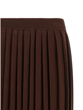 Миди FABIANA FILIPPI Knitted pleated skirt (GND216F339D2301269) #