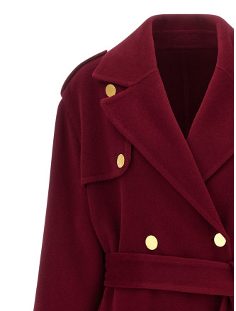 Пальто, тренч ALBERTA FERRETTI Long wool coat (A060266590142) #