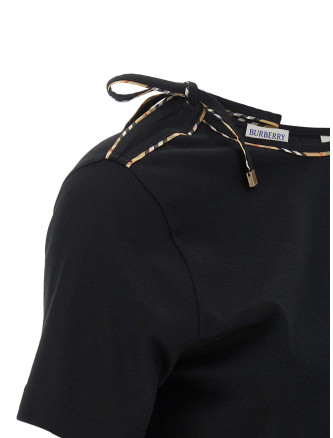 Футболка BURBERRY 'Frankie Bow' (8126134BLACK) #