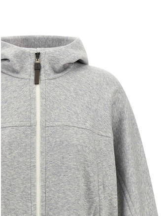 Толстовка BRUNELLO CUCINELLI 'Shiny Zipper Pull' (MP991B2O06C001) #