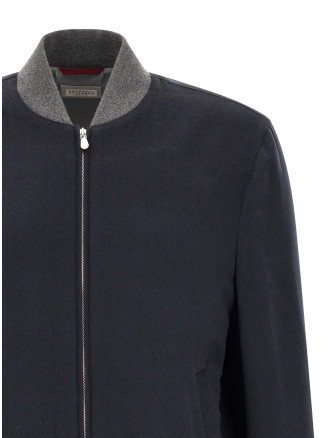 Куртка-бомбер BRUNELLO CUCINELLI Light flannel bomber jacket (MV4216550CZ170) #