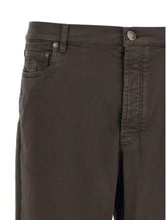 Джинсы BRUNELLO CUCINELLI Garment-dyed denim jeans (M277PO2090C7517) #