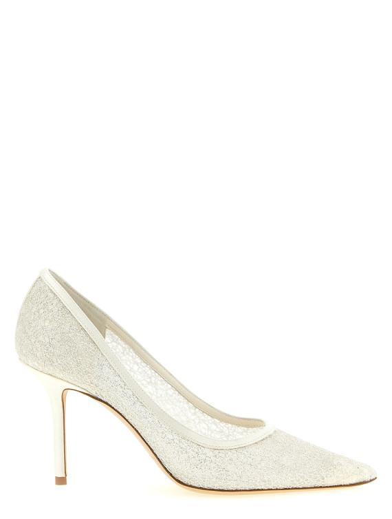 Высокие каблуки JIMMY CHOO 'Love' (LOVE85DLZIVORY) #1
