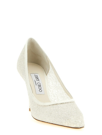 Высокие каблуки JIMMY CHOO 'Love' (LOVE85DLZIVORY) #