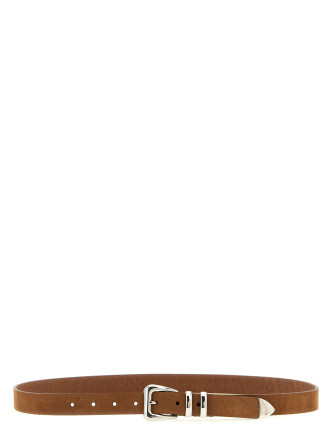 Ремень BRUNELLO CUCINELLI Metal toe cap belt