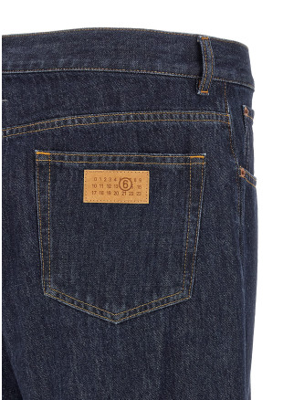 Patchwork insert jeans (SH0LA0043M30055967) #