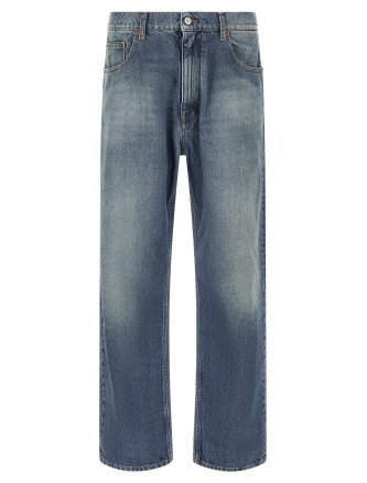 Джинсы MM6 MAISON MARGIELA Straight leg jeans